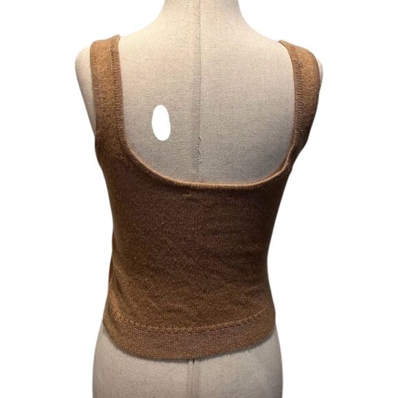 Madewell Womens Tan Wool Blend Knit Tank Sweater Size XXSmall - Picture 5 of 11